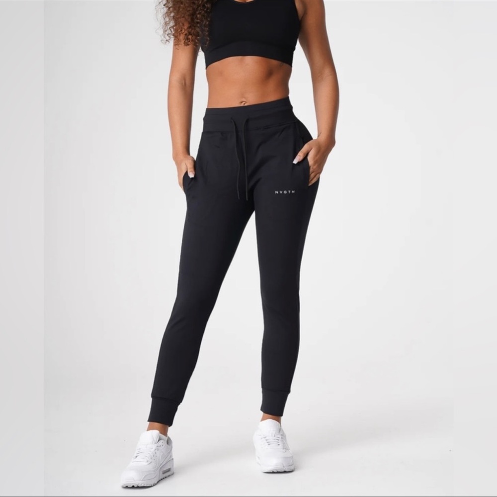 Nvgtn black joggers.